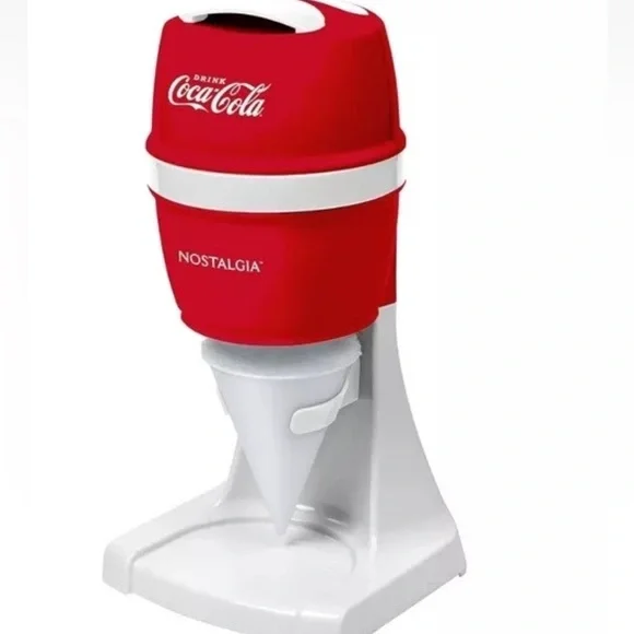 Nostalgia Red and White Ice Shaver